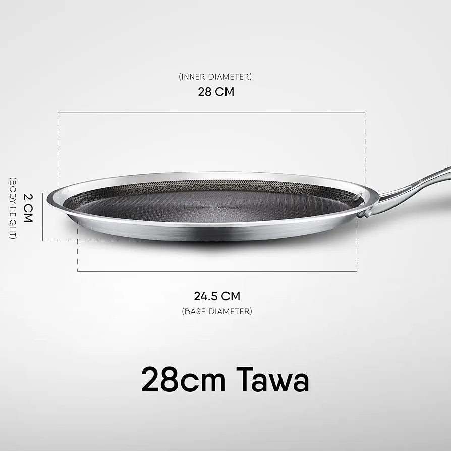 STAHL 28CM HYBRID TAVA 6928 STAHL 28CM HYBRID TAVA 6928